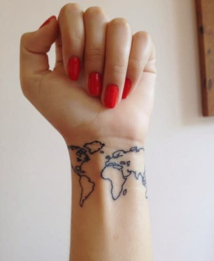 Geographical Tattoos Tattoos. Tattoos for women